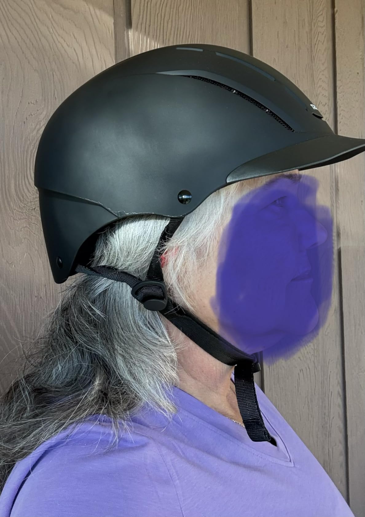 Troxel MIPS Full Coverage Horse Riding Helmet, Medium, 7-7-3/8 | Mips Rotational Impact Management with Cooling Vents for Comfortable Schooling, Trail Rides & Arena Practice, Black Duratec customer photo 2