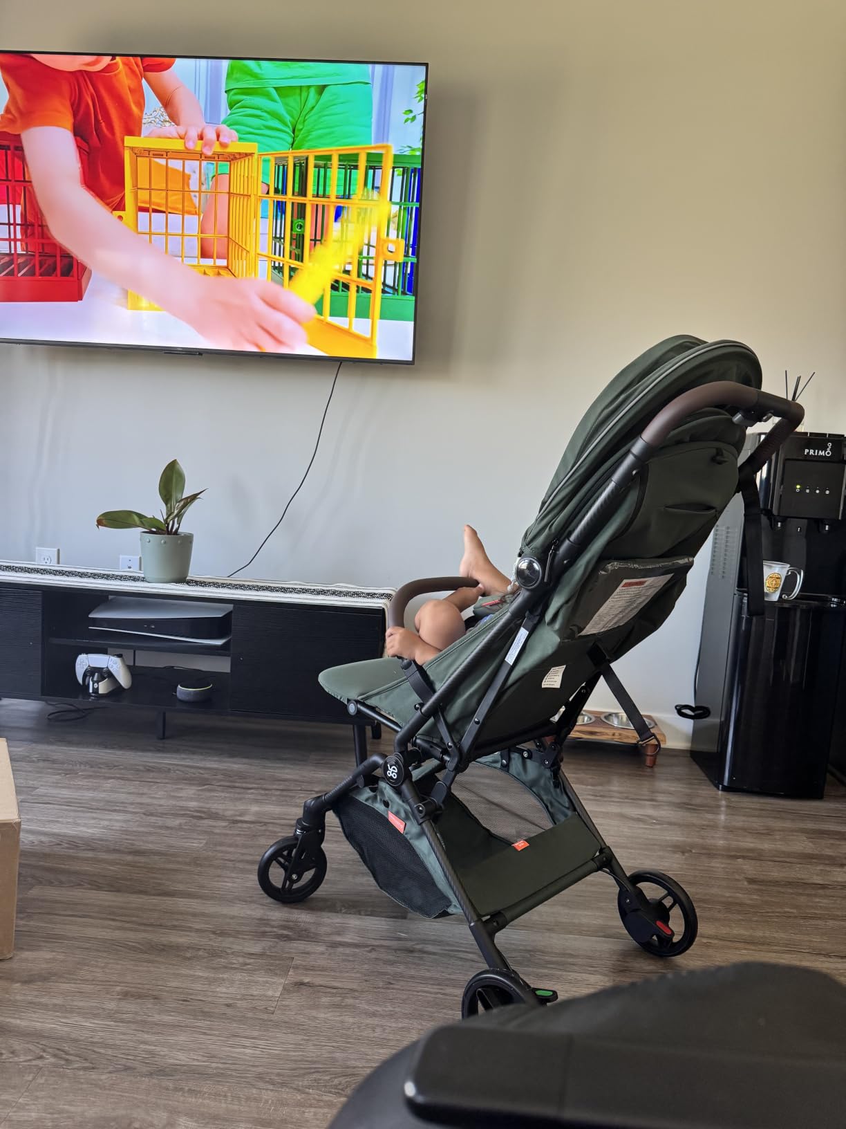 Mamazing Ultra Air Lightweight Baby Travel Stroller with Carbon Fiber Frame, Compact & Airplane-Friendly, One-Handed Fold, 11.6 lbs, UPF50+ Canopy, Green customer photo 2