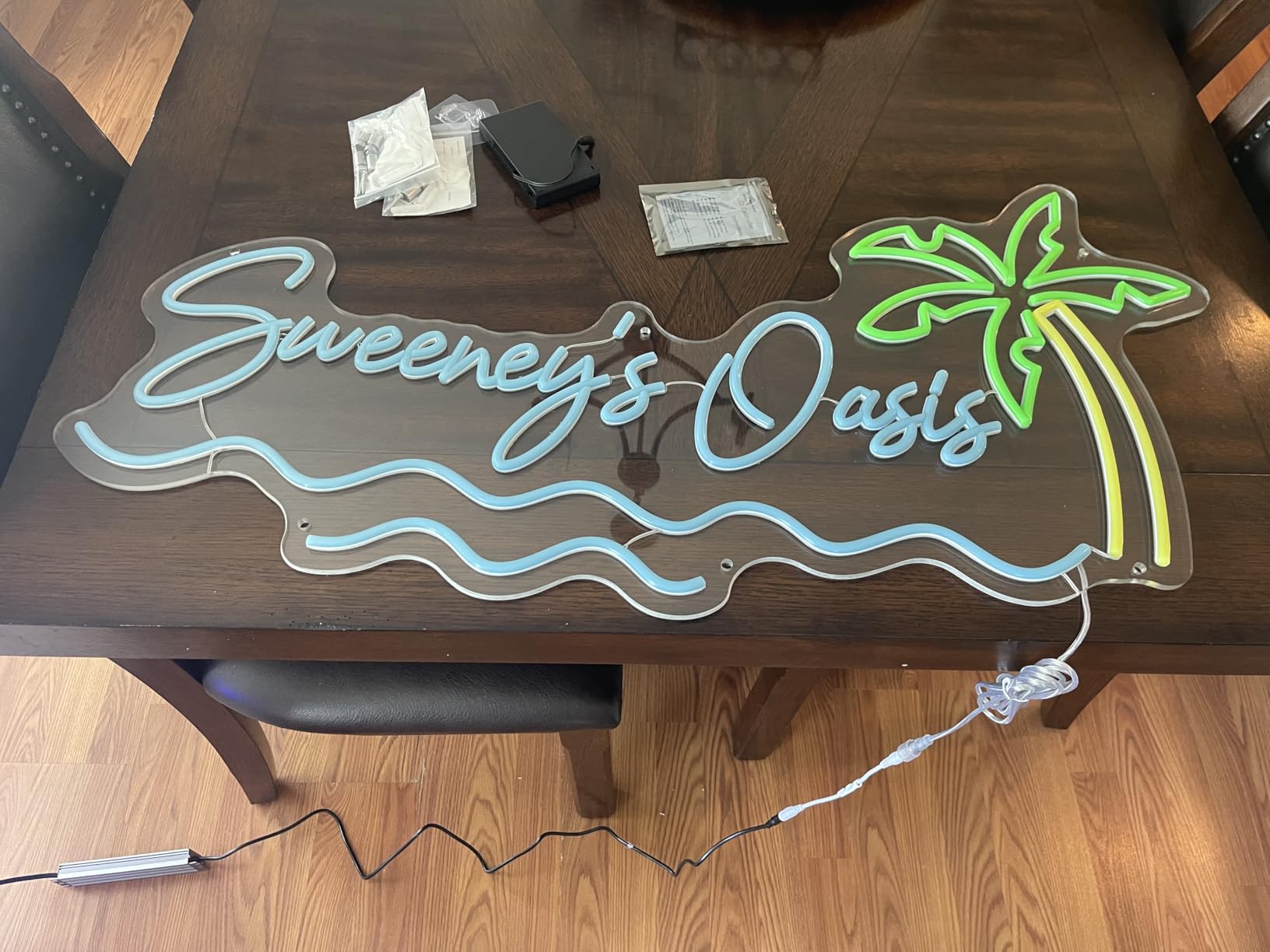 Waterproof Custom Tiki Bar Neon Signs for Wall Decor, Personalized Tiki Lights Sign for Outside Patio, Men Dad Gifts, Outside Patio Bar Man Cave Bistro customer photo 1