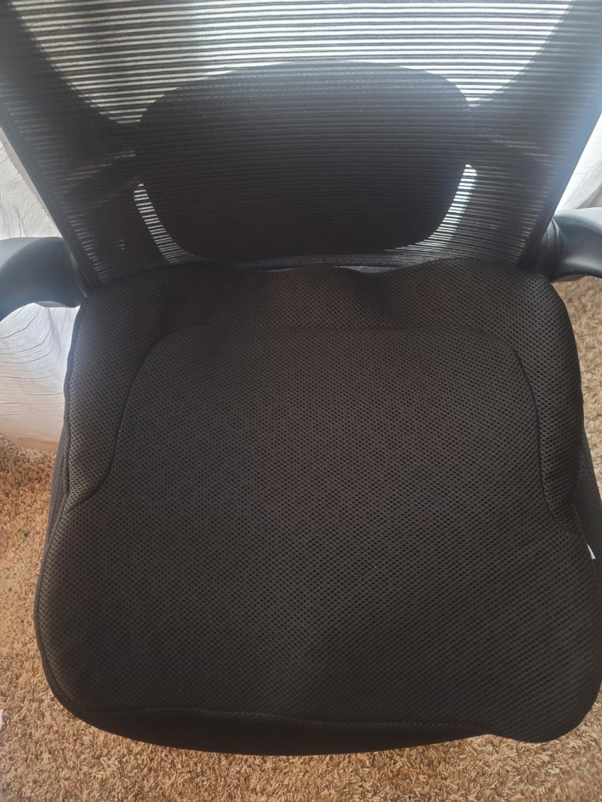 Thicken 19.7in Seat Cushion, Gel Seat Cushion for Long Sitting - Office Chair, Wheelchair, Car Pad, Large Cooling Support Pad for Back Pain, Sciatica, Tailbone Pain Relief customer photo 2