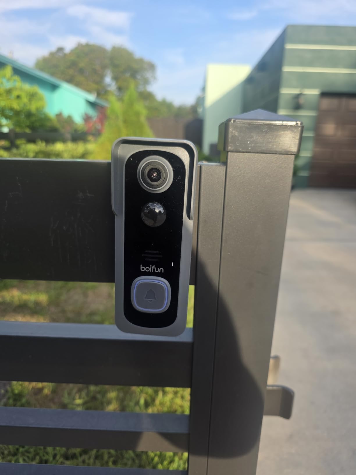 BOIFUN Video Doorbell Camera Wireless - No Subscription Required, 2K HD | 166 Wide View, HDR Night Vision, Motion Alerts, Two-Way Audio & Battery Video Doorbell with Chime, 2.4 GHz Wi-Fi Only customer photo 1