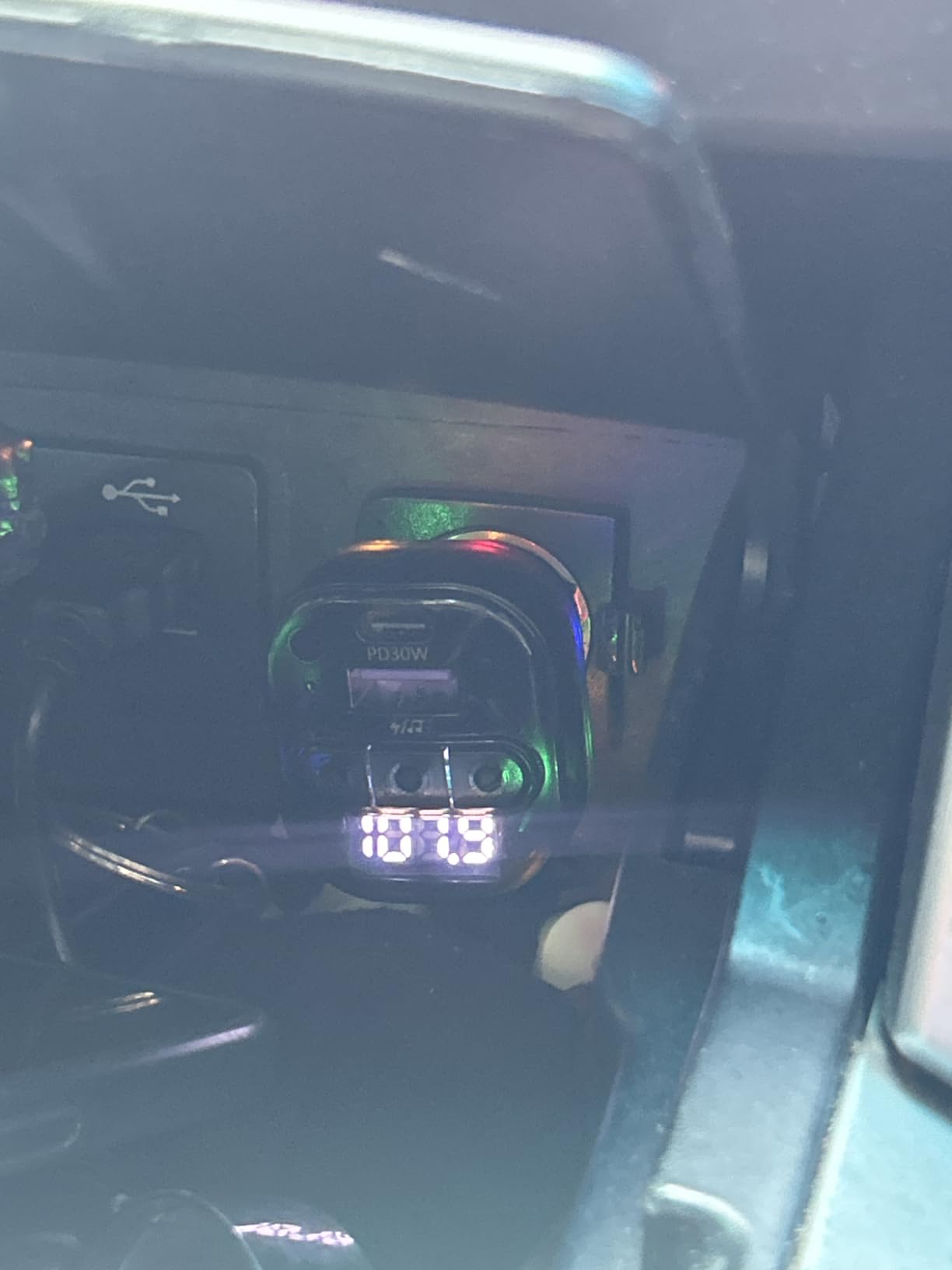 FM Transmitter Bluetooth Car Adapter, Wireless FM Radio Transmitter | FM Transmitter PD30W & QC3.0 Fast Charge, Microphone & Bass Sound, Support MP3 Player, Handsfree Calling, LED Backlit, U Disk customer photo 1