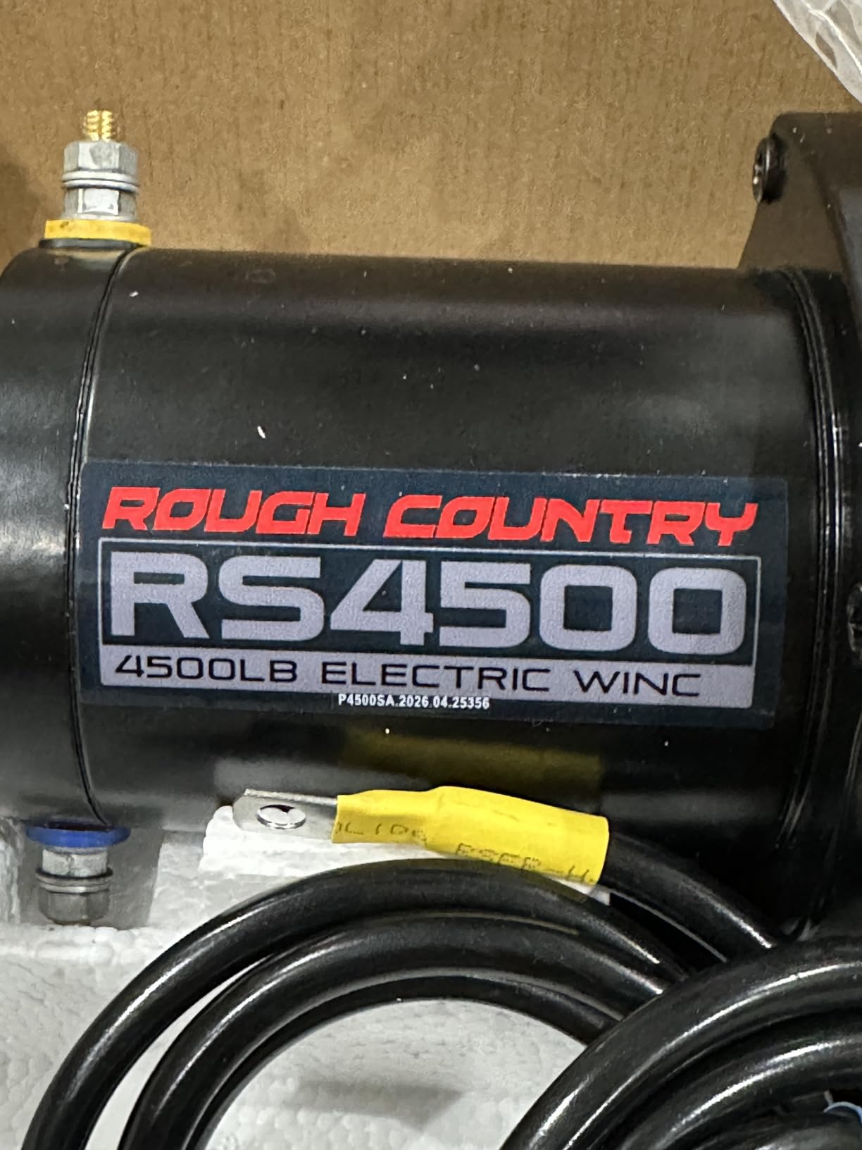 Rough Country 4500 LB UTV/ATV ProSeries electric winch with 50 ft synthetic rope, remote, waterproof 12V off-road recovery system customer photo 2
