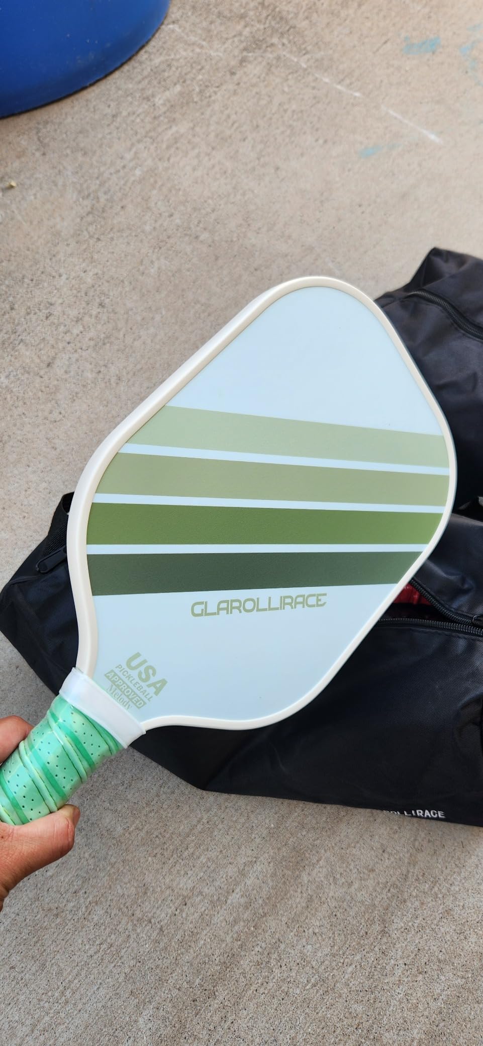 Pickleball Paddles Set of 2 | 4 Pickleball Rackets, USAPA Approved Pickleball Set, Fiberglass | Carbon Fiber Surface & 13 mm PP Honeycomb Core, 4 Indoor & Outdoor Pickle Balls customer photo 2