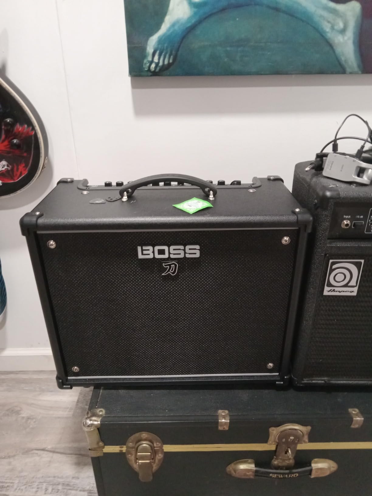 BOSS Katana-50 Gen 3 Guitar Amplifier | Compact 50-Watt Combo Amp | Custom 12-Inch Speaker | Evolved Tube Logic Sound | 12 Amp Characters | Onboard BOSS Effects | Advanced Connectivity & More | Guitar practice and performance with 50W output, 1x12 speaker and solid state circuitry customer photo 1