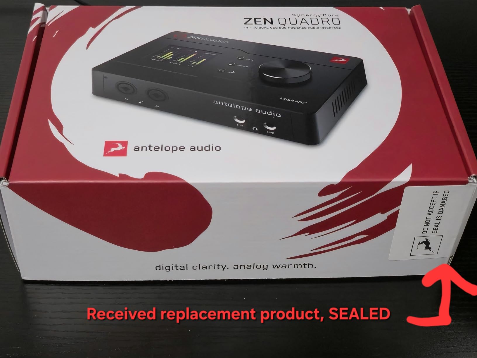 Antelope Audio Zen Quadro Synergy Core Thunderbolt Audio Interface, 14-In/10-Out, 4 Mic Preamps, Real-Time FX customer photo 2