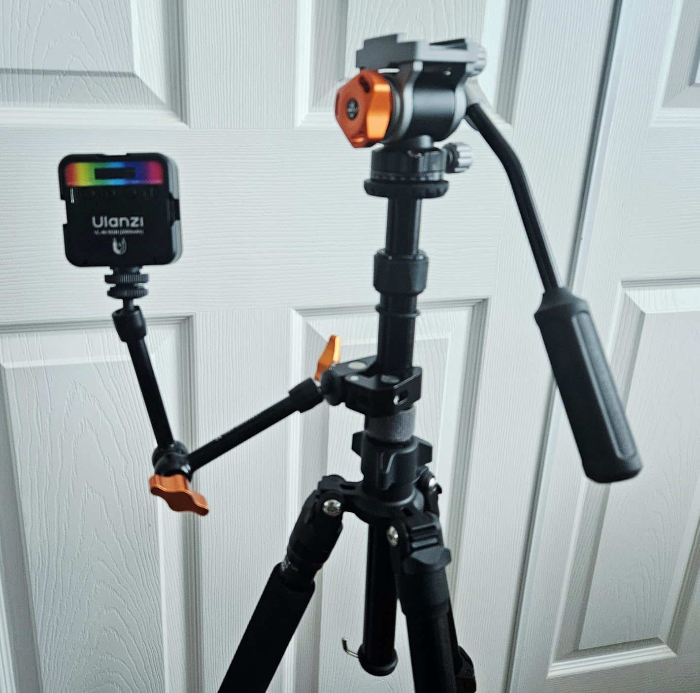 K&F CONCEPT Fluid Head FH-03, Silky-Smooth, Stable Tripod Fluid Head for pan and tilt, Arca Swiss-Compatible Fluid Head Mount, Max Load 11 lbs/5kg customer photo 1