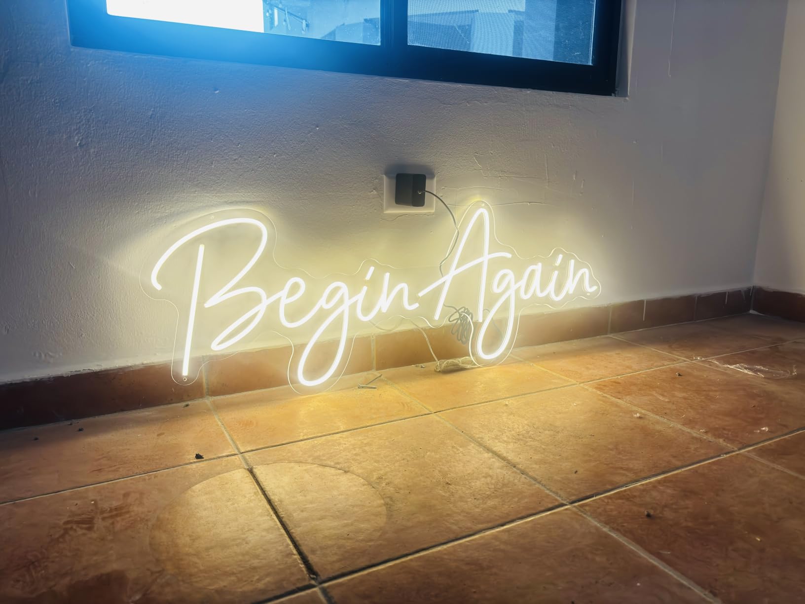Wakklia Custom Neon Sign, Large Custom LED Sign Customizable Neon Light, Personalized Name Neon for Wall Decor, Light up Sign for Office Coffee Bar Store Tattoo Shop Gifts Decorations customer photo 1