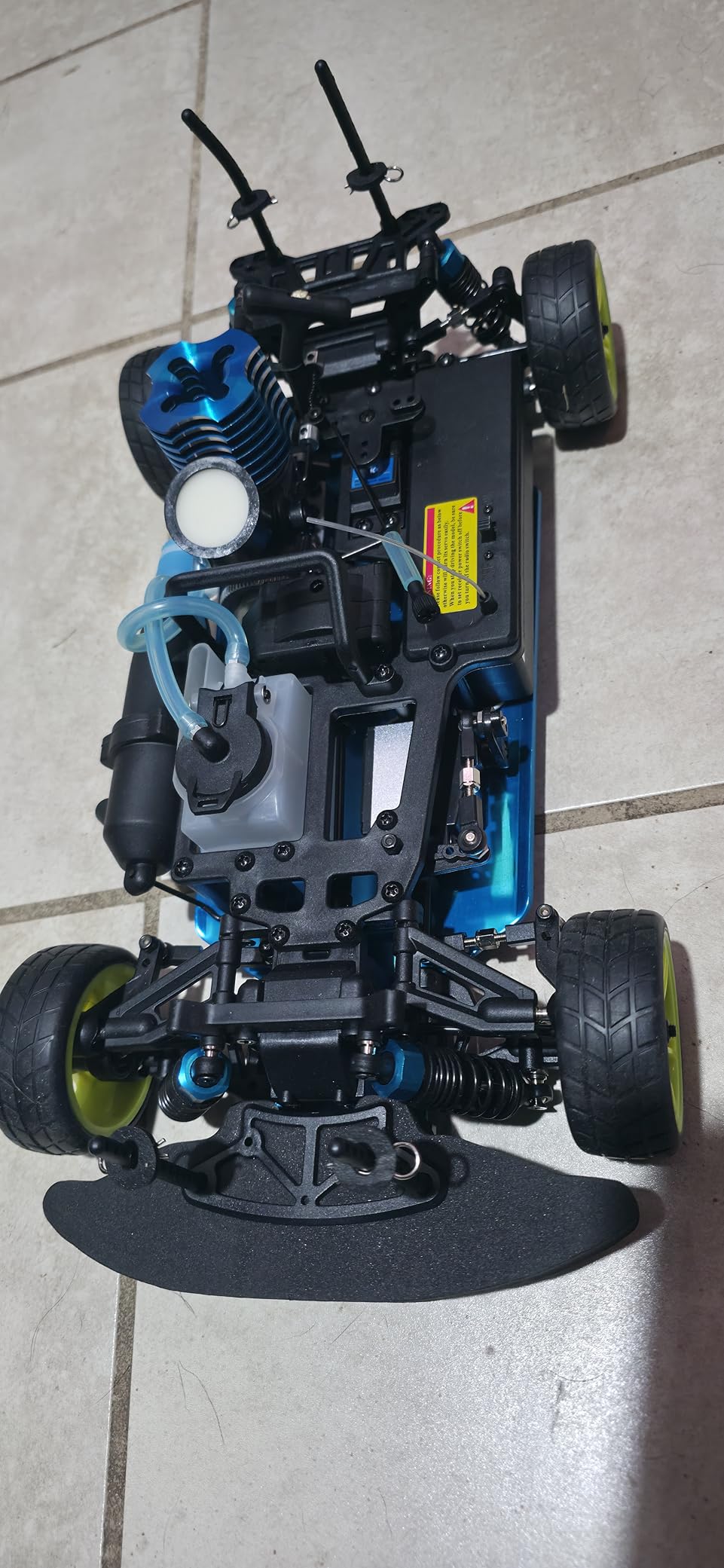 Nitro RC Cars 1/10 Two Speed Nitro Gas Power Car for Adults - Fast Drift 4WD 80KM/H Metal Chassis Gas Off Road Short Course Truck (Black) customer photo 1