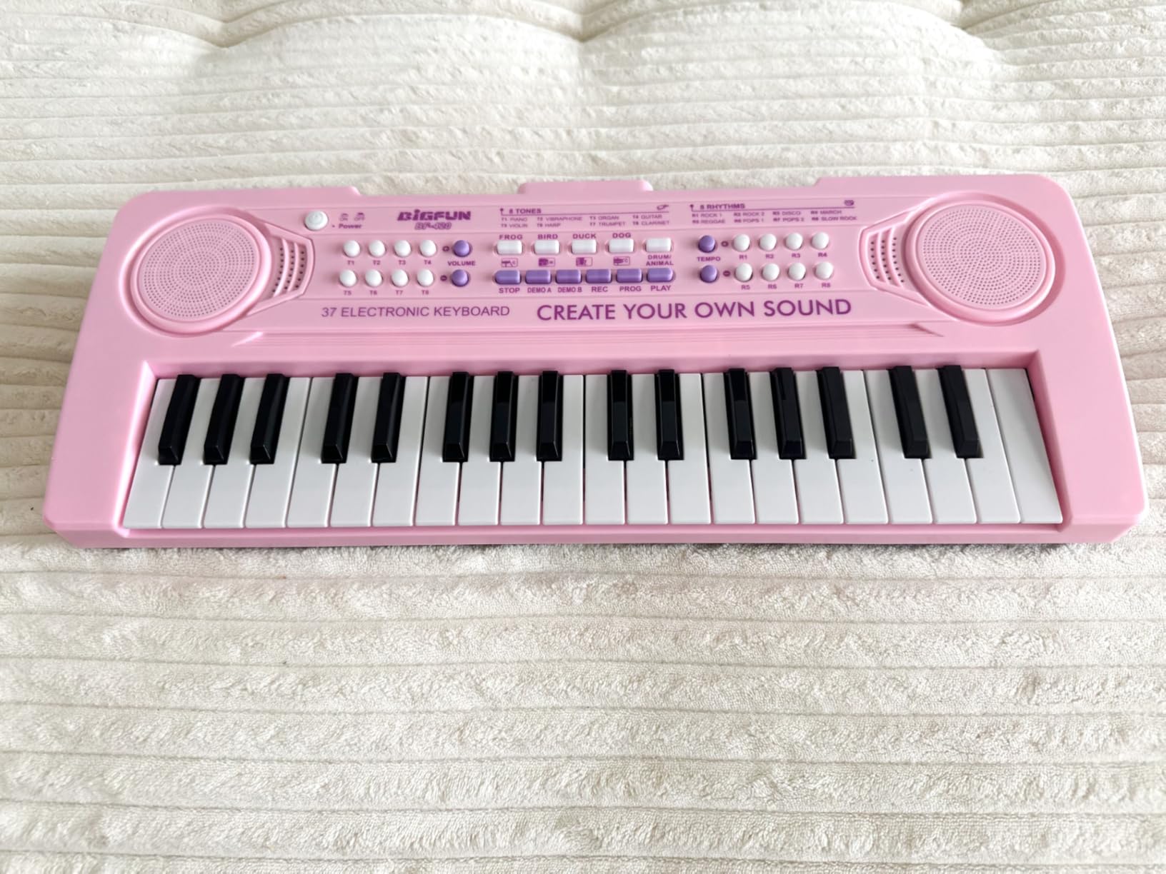 Raimy 37 Keys Electronic Keyboard Piano for Kids 3 4 5 6 7 8 9 Year Old | Early Learning Educational Portable Musical Instrument Toys, Birthday Gifts for Boys and Girls Beginner (Black) customer photo 2