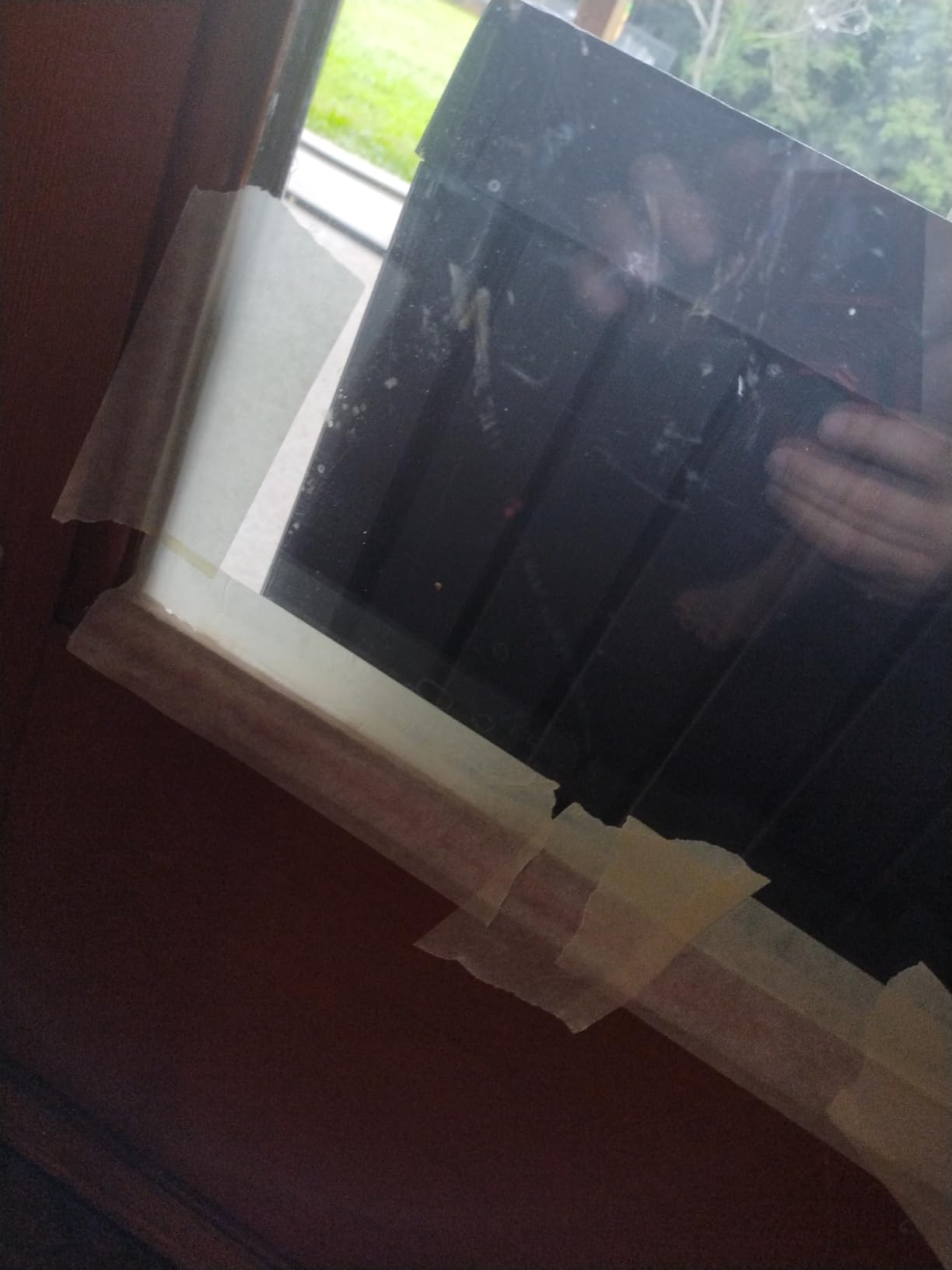 Security Window Film, Transparent Self-Adhesive Shatterproof Film, 8Mil Anti Shatter Tempered Glass Film, Glass Protective Window Film for Home/Office customer photo 2
