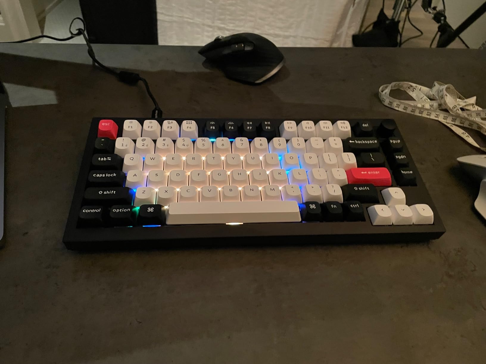 Keychron Q1 HE Wireless Custom Keyboard Rapid Trigger QMK Launcher 2.4 GHz Bluetooth 5.2 with Gateron Double-Rail Magnetic Switch, RGB Compatible with Mac Windows Linux (Hot-swappable) customer photo 2