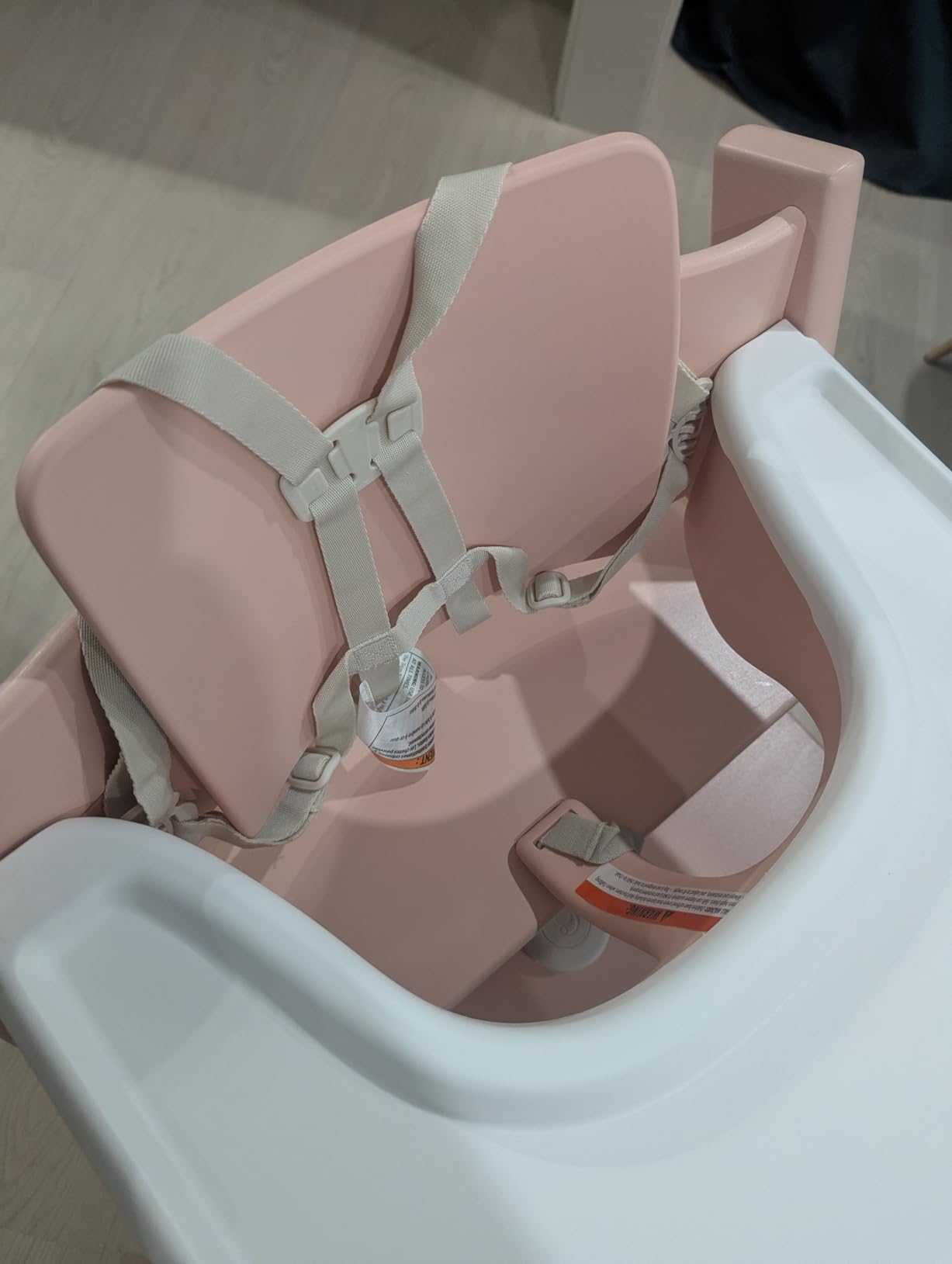 Stokke Tripp Trapp High Chair + Baby Set + Harness, Natural | Includes Chair, Baby Set, Removable Harness for Children 6-36 Months, Adjustable, Ergonomic & Easy to Clean customer photo 1