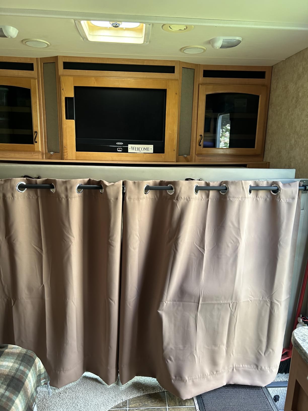 NICETOWN Full Blackout Curtains 96 inch Long for Home Theater, Grommet Energy Saving Room Darkening Window Treatment Thermal Curtains Portable Sun Shades for Living Room, W52 x L96, 2 Panels customer photo 2