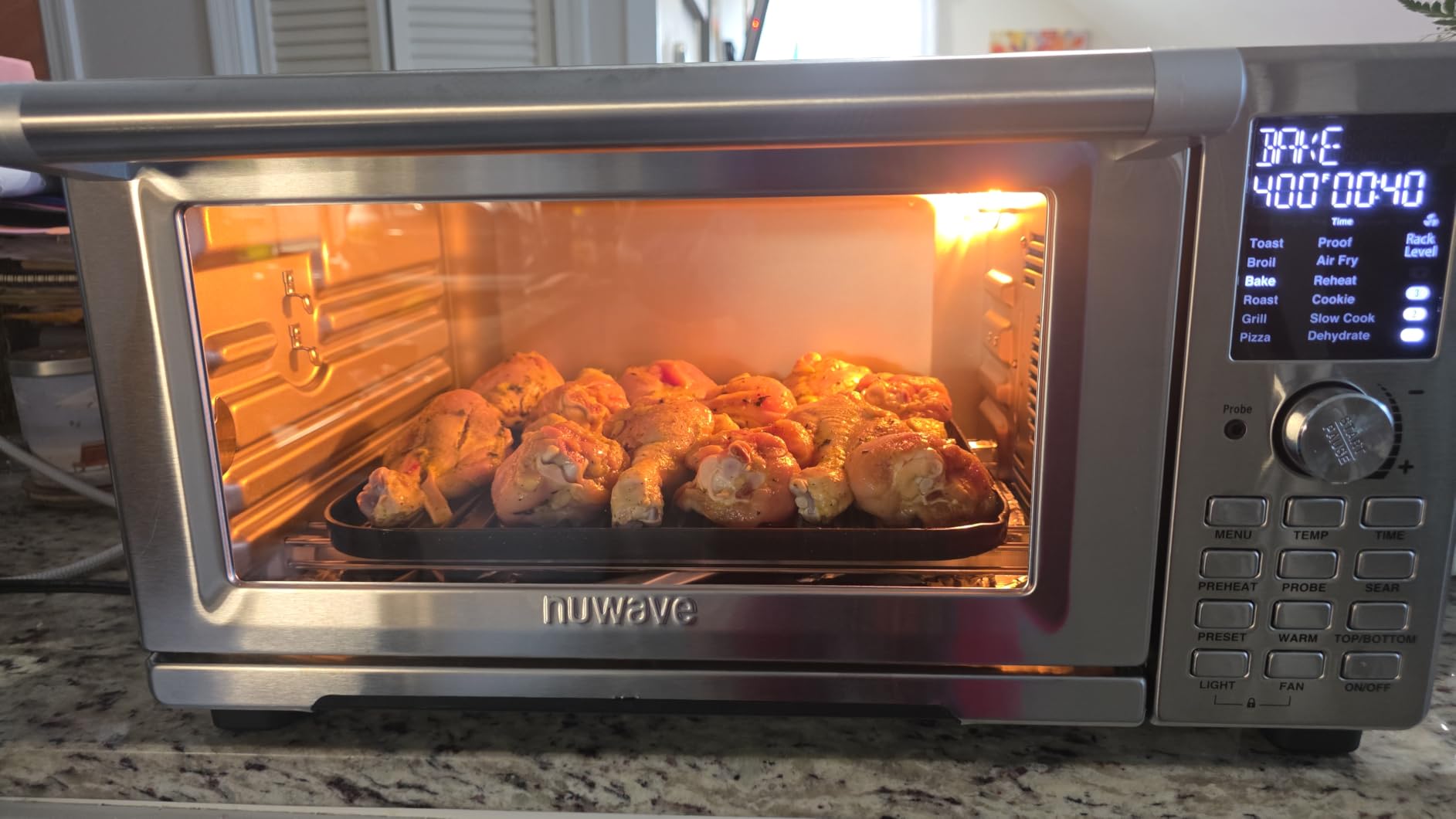 Nuwave Bravo XL Pro Air Fryer Toaster Oven w/Grill Combo, 142 Presets, 30QT, Stainless Steel customer photo 1