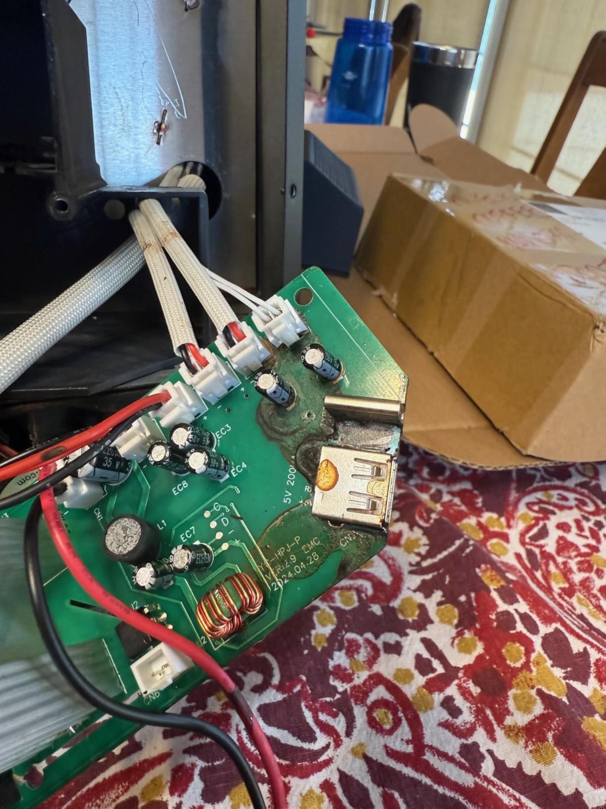 1Pound Electric Coffee Roaster for Home Use, Automatic Roasting And Easy Operation, With A Smoke Filter(Suitable for light roasting), 2 Chimney Tube, And Chaff Collector. customer photo 1