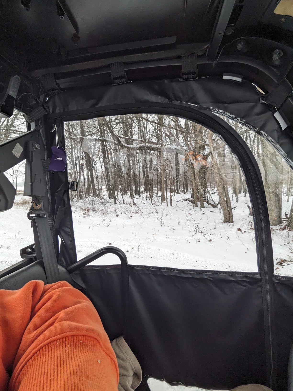 KEMIMOTO UTV Soft Doors Cab Enclosure Compatible with Ranger XP 1000/1000 | Upgraded Zipper Design, Water-resistant Fabric customer photo 1