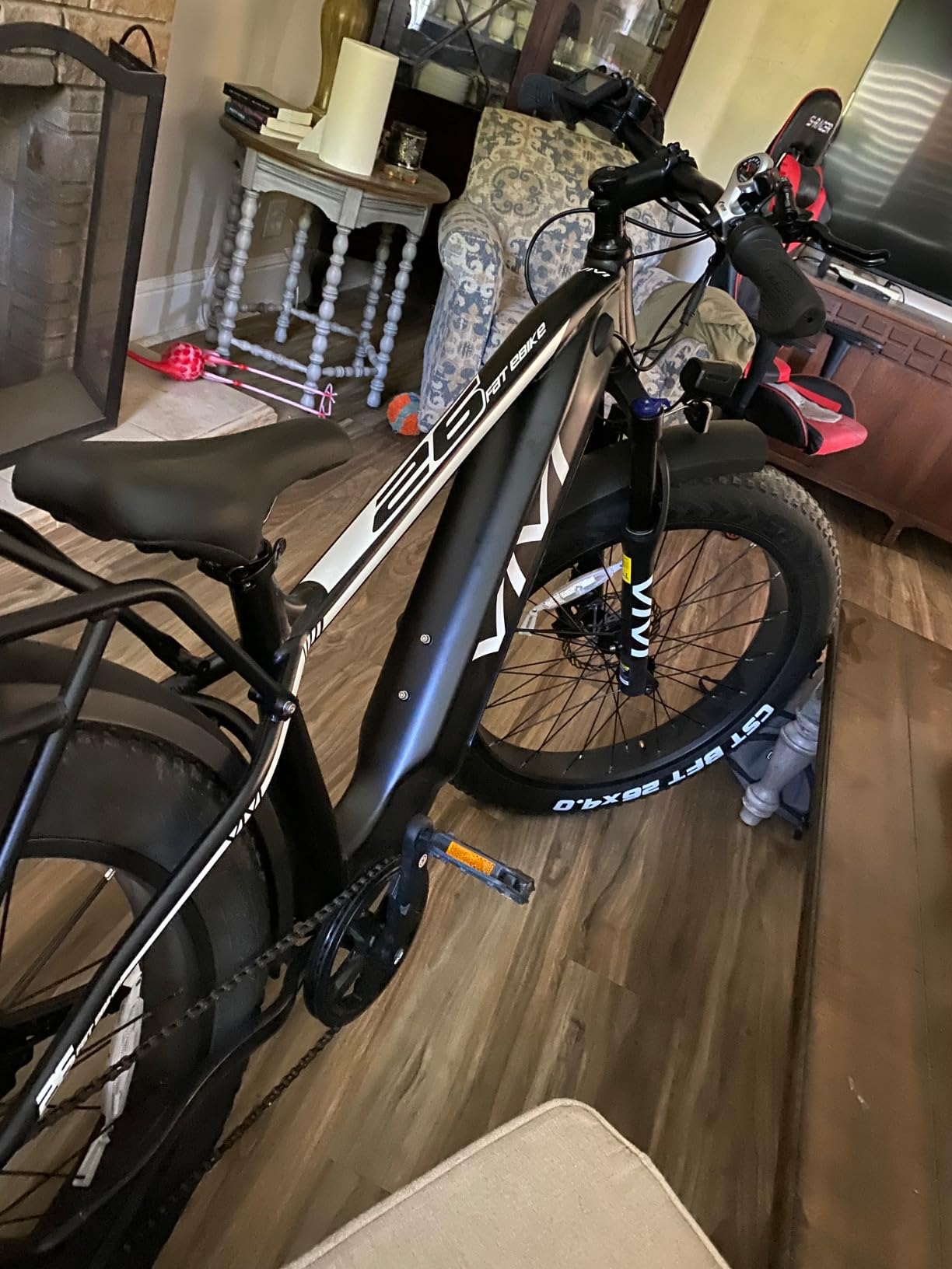 Vivi ACE01 Electric Bike for Adults 26 x 4.0 Fat Tire Ebike 1500W Peak Motor | Torque Sensor Electric Mountain Bike, 25MPH Electric Bicycle with 48V 15AH Battery, Hydraulic Brake, Certified to UL2849 customer photo 2