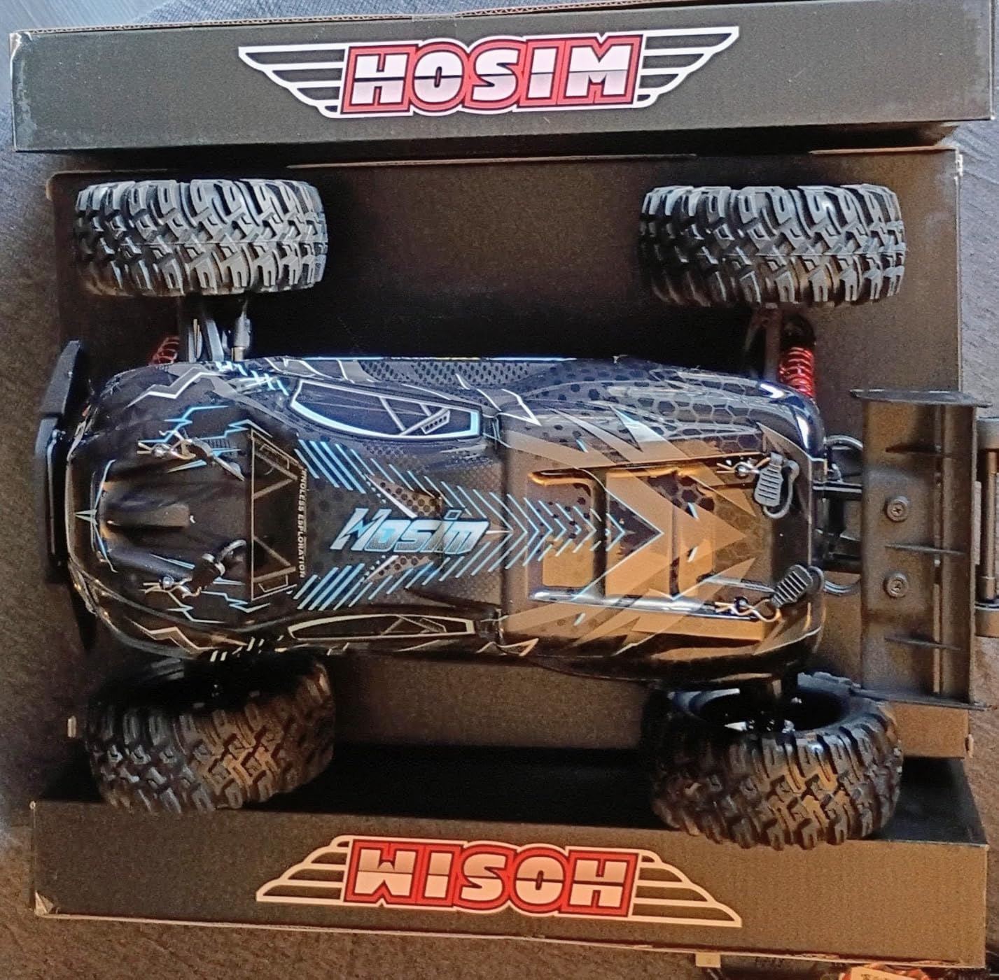 Hosim 1/10 Off Road RC Cars Fast 68KM/H, Electric RTR Brushless RC Car for Adults, High Speed Monster Truck Hobby Remote Control Car, Waterproof RC Truck 4x4 All Terrain Buggy Toy Gift for Age 8+ customer photo 2