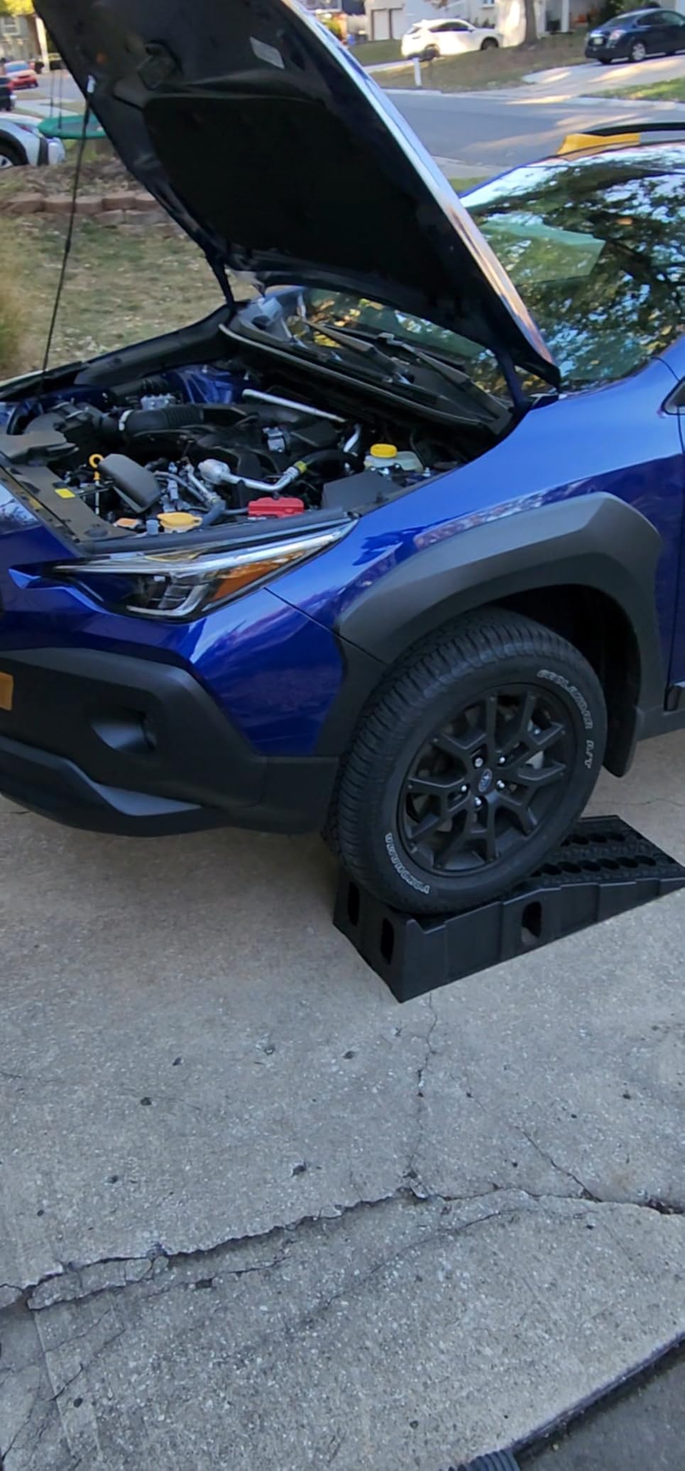 Nilight Car Ramps, 6.7 Inch Lift Vehicle Service Ramps, 16,000lb. GVW Capacity Per Pair, Heavy Duty Ramps for Trucks, SUVs and Cars customer photo 2