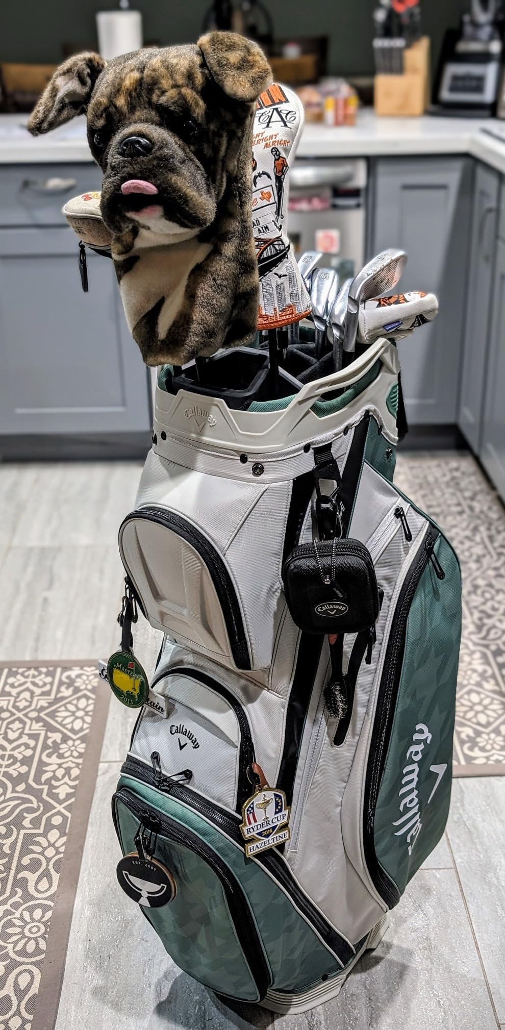 Callaway Golf ORG 14 Cart Bag (Navy/Flow Yellow) customer photo 2