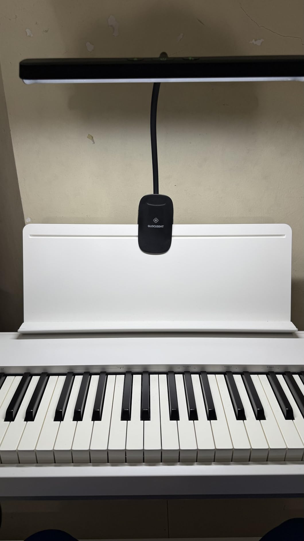 Glocusent 81 LED Music Stand Light, 3 Color & 5 Brightness Piano Lamp | Rechargeable & 150Hrs Runtime, with Shield, Professional Clip On Light customer photo 2