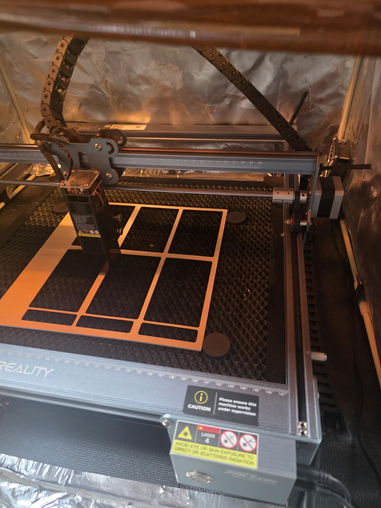 Creality Falcon 10W Laser Engraver Machine, 0.06mm High Precision Laser Engraving Machine 72W Laser Cutter and Engraver Machine for Wood Metal Acrylic Leather customer photo 2