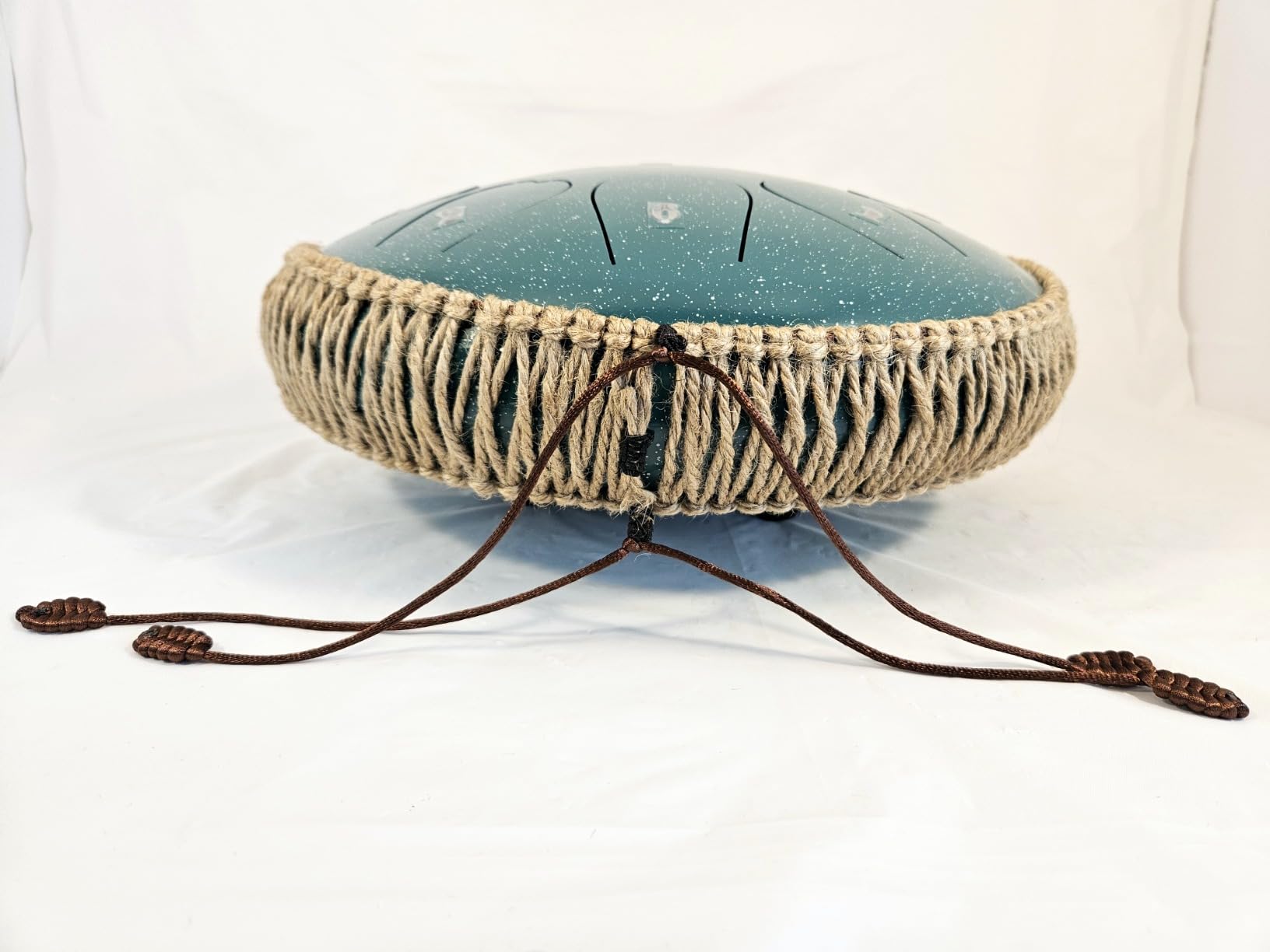 Steel Tongue Drum - 12-Inch 13-Notes Tongue Drum, C Major Outdoor Rain Drum with Music Book, Handpan Drums Mallets and Carry Bag (Green) customer photo 2