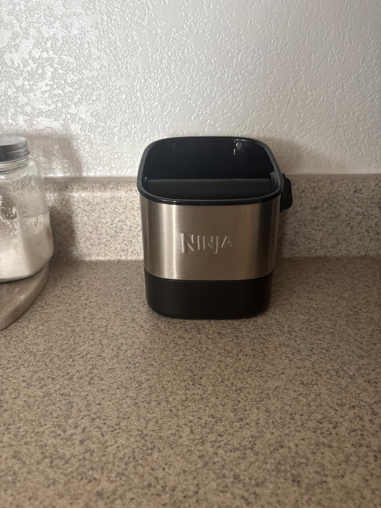 Ninja Luxe Café Knock Box, Holds 10 Double Shot Pucks, XSKKNOCKBOX | Accessories for Espresso Machine, Easy & Mess-Free Puck Disposal, Coffee & Espresso Grounds, Non-slip Base, Removable Bar customer photo 2