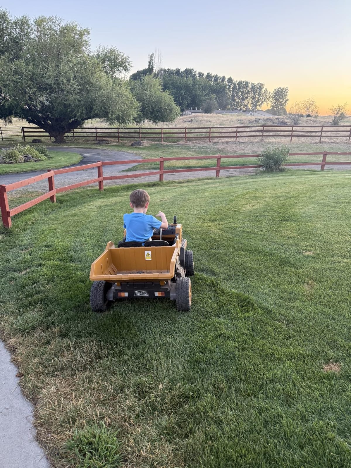 ANPABO 24V Ride On Dump Truck w/Electric Dump Bed, Remote, Yellow | Durable eva tires, bluetooth, powerful 24v motors, extra shovel, 2 seater 24 volt ride on toys for boys & girls 3-6 customer photo 2