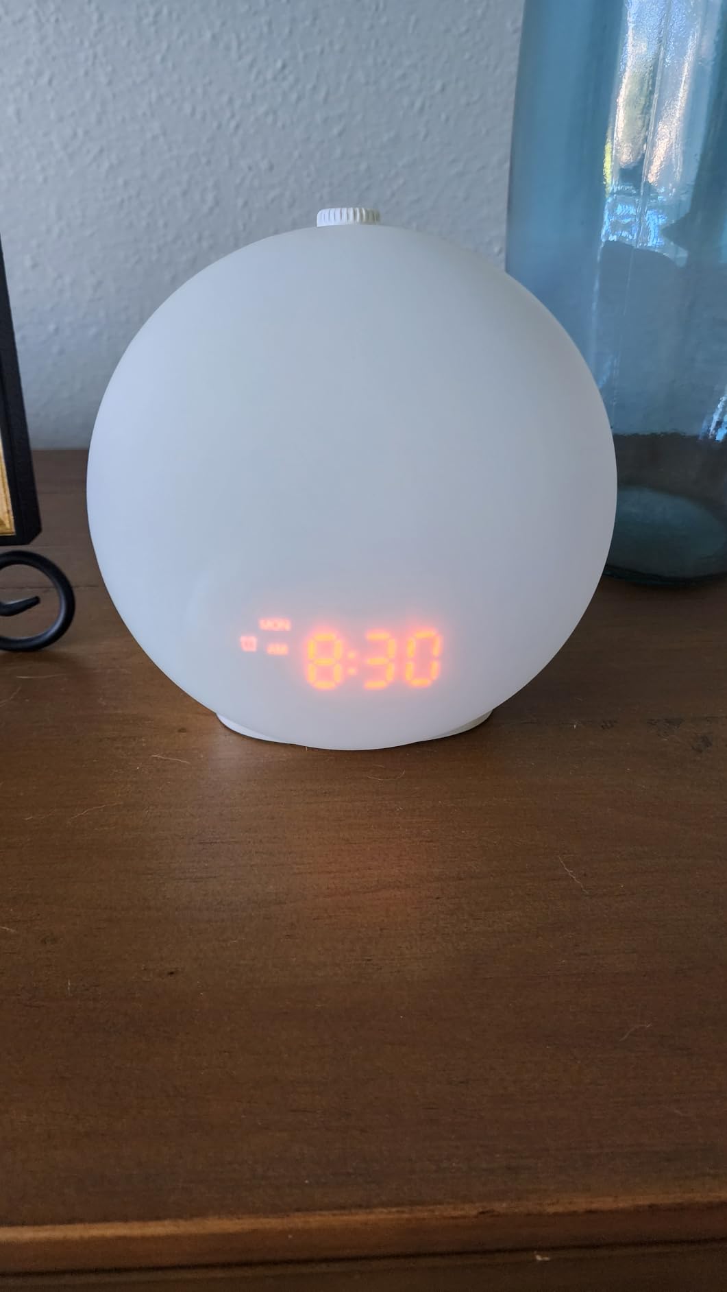 JALL Sunrise Alarm Clock White Noise Machine with Bluetooth Speaker customer photo 2