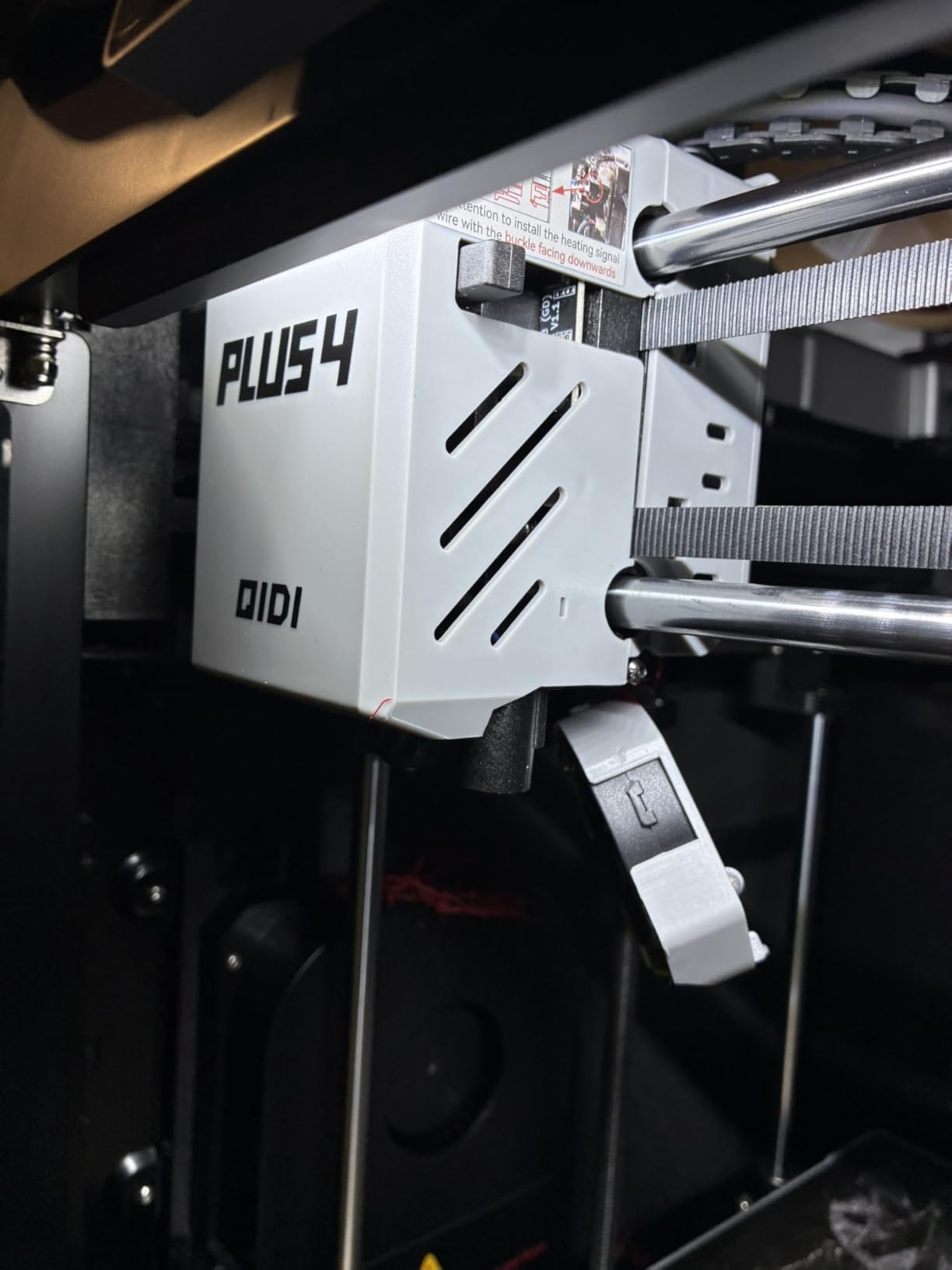 QIDI PLUS4 3D Printer, 65℃ Chamber Heating, 370°C Integrated Nozzle | fully auto leveling, 600mm/s high speed printing, 305x305x280mm large build volume, support pps-cf, unbox to print in 10 min customer photo 1