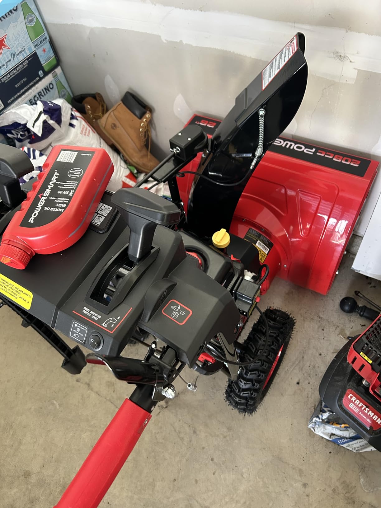 PowerSmart 24-Inch Gas Snow Blower with 212cc Engine, Electric Start, and 6 Forward/2 Reverse Speeds, Two-Stage, Self-Propelled Snow Blower with LED Lights customer photo 2