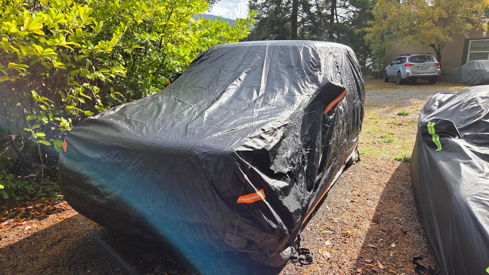 6 Layers Heavy Duty Car Cover Waterproof All Weather Size C3 | Cotton Liner, Outdoor, Full Exterior Coverage, Sun Rain Snow UV protection, All-Season, Door Zipper, Storage Bag, Windproof customer photo 1