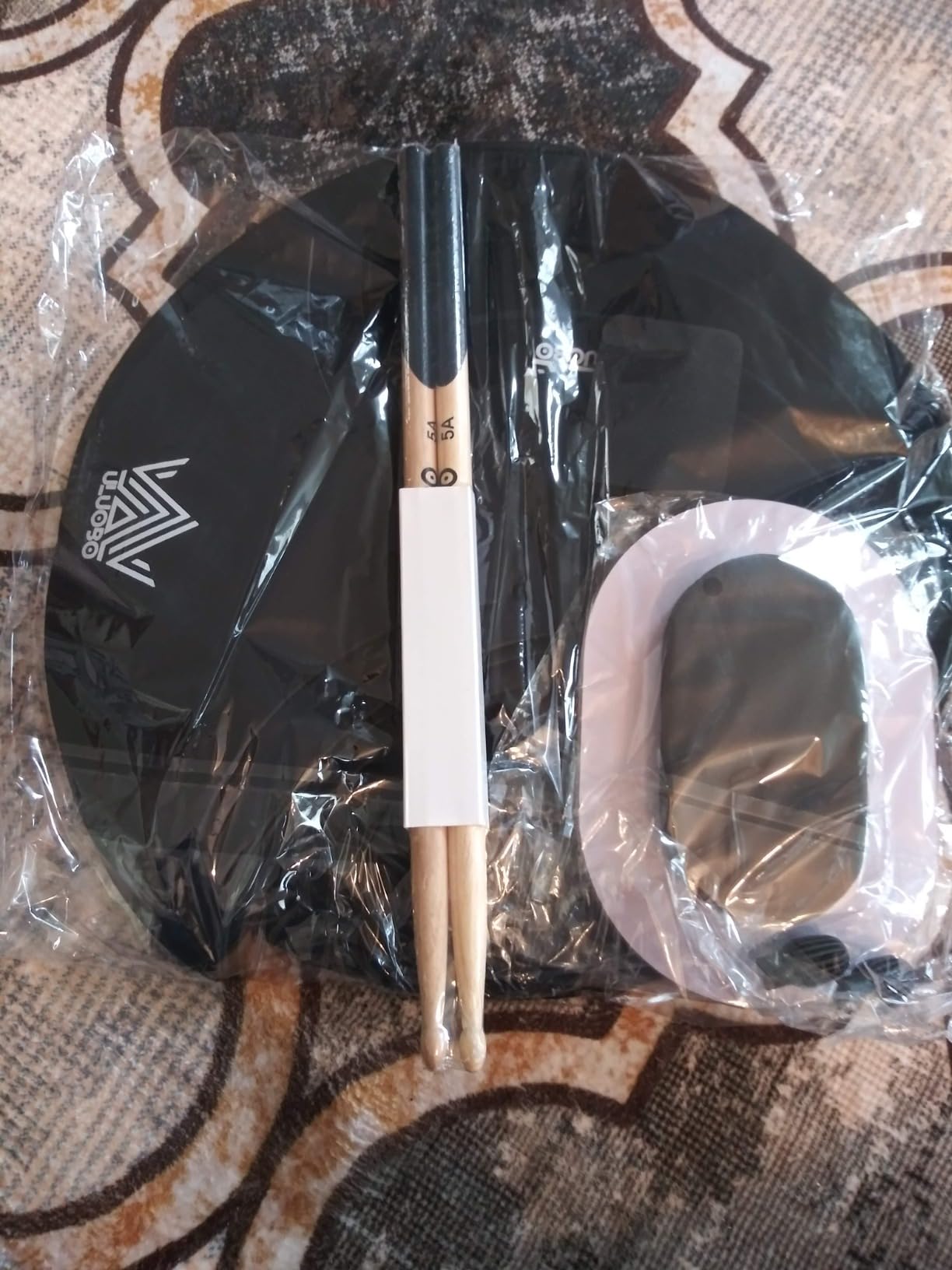 Drum Mute Pads Set 12 Pcs, Silencer Dampening Pads for Drums and Cymbals | Includes drum dampening pads and cymbal mufflers for quiet practice; reduces noise without affecting feel customer photo 2