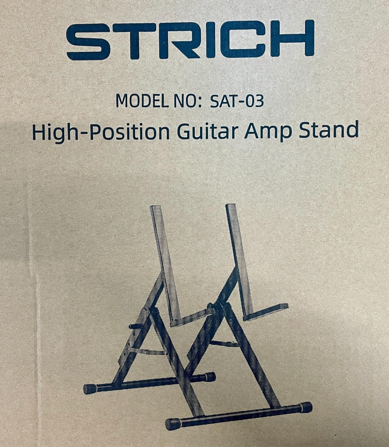 STRICH SAT-03 High-Profile Tilt-Back Guitar Amp Stand, Black | Fully collapsible guitar combo speaker stand customer photo 1