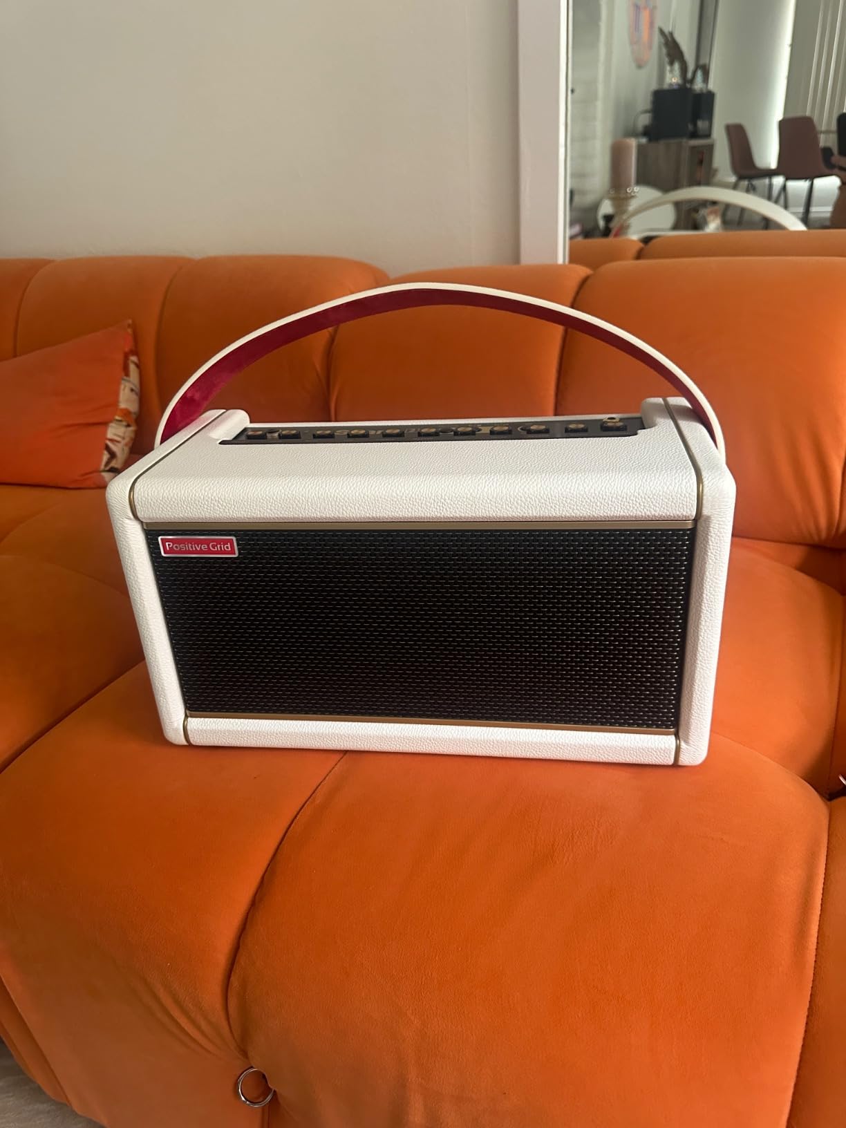 Positive Grid Spark 2 50W Smart Guitar Practice Amp & Speaker - Pearl | HD amp & effects library, built-in looper, Smart app with Spark AI for electric, acoustic & bass guitars. customer photo 1