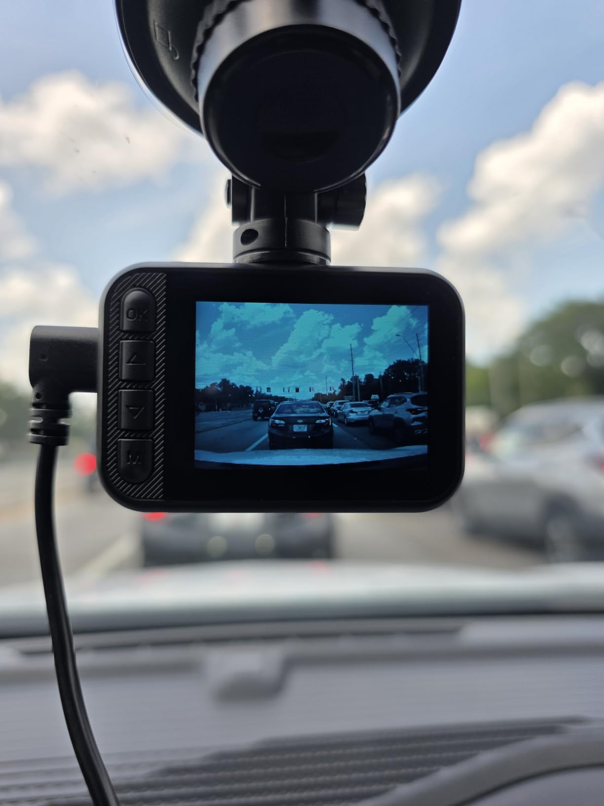 E-YEEGER Dash Cam Front and Rear, 2.5K Dual Dash Camera for Cars, 2560P Mini Car Camera, 2 inch IPS Screen, WDR Night Vision, 24 Hours Parking Monitor, G-Sensor, Support 256 GB Max customer photo 2