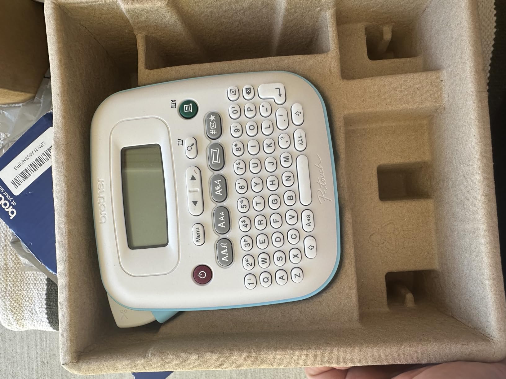 Brother P-Touch PT-N20 Personal Desktop Label Maker, Portable, Handheld and Prints, P-Touch Btag ~1/2