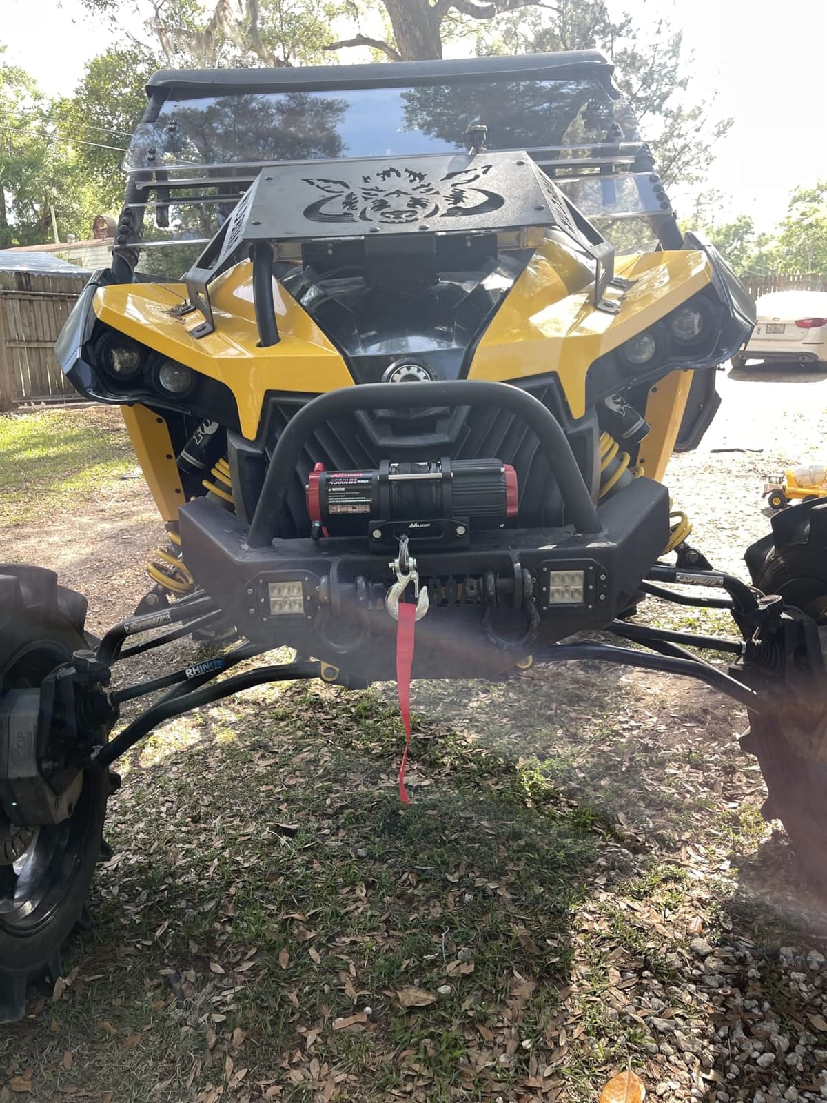 Nilight ATV UTV Electric Winch, 12V 4500 lb with synthetic rope, wireless and wired remote, hawse fairlead, and mount plate customer photo 1