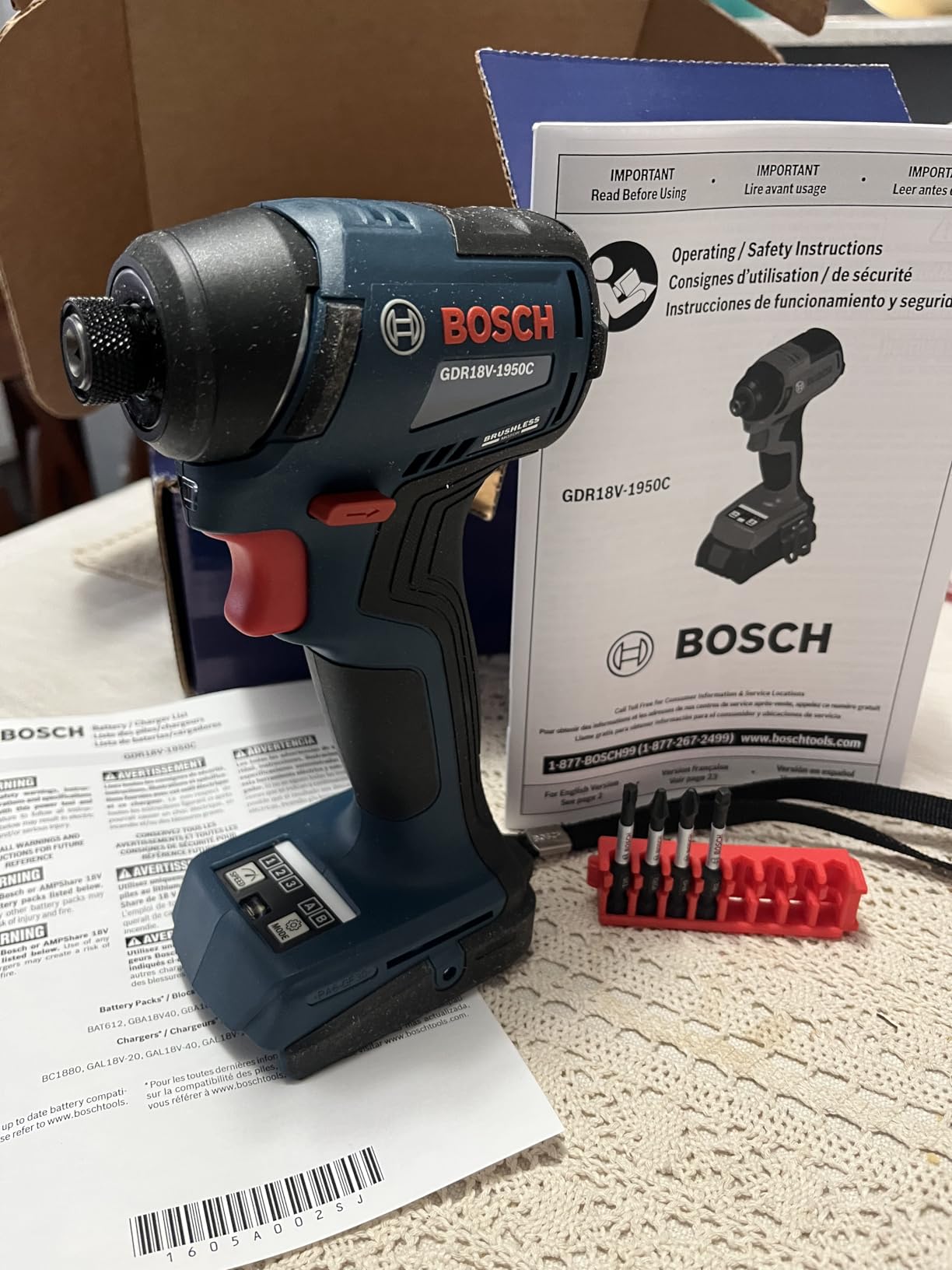 Bosch GDR18V-1950CN 18V Brushless Impact Driver (Bare Tool) customer photo 2
