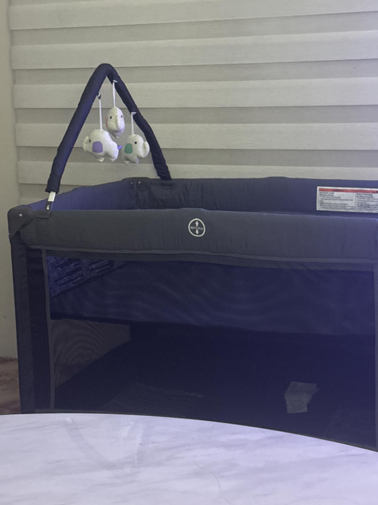 Pamo Babe Foldable Portable Baby Playard Crib for Toddlers | Foldable portable playard, lightweight crib with compact storage for travel & outdoor use customer photo 2
