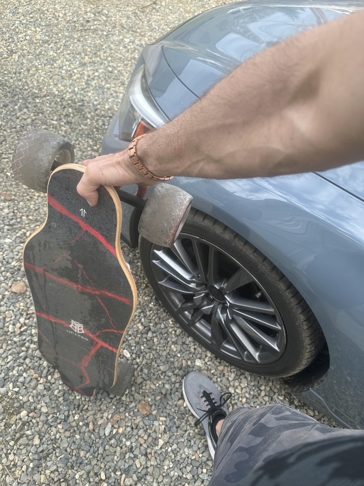UDITER (S3/Pixel/Mini) Electric Skateboard, Full-Screen Deck & Swap-Battery, 24/12 Miles Max Range, Dual 600W Hub-Motors with 4 modes, 105*65mm PU Wheels, Smooth Braking, 330lb Max Load, UL-Certified customer photo 1