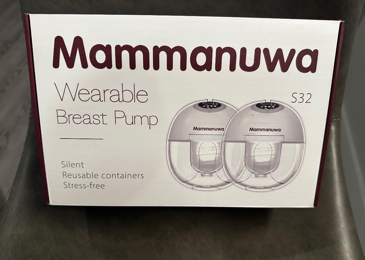 Electric Breast Pump - Lightweight, Portable, & Hands-Free with Baby Mouth Technology - BPA-Free, 4 Modes, 9 Levels - Mammanuwa S32 customer photo 2
