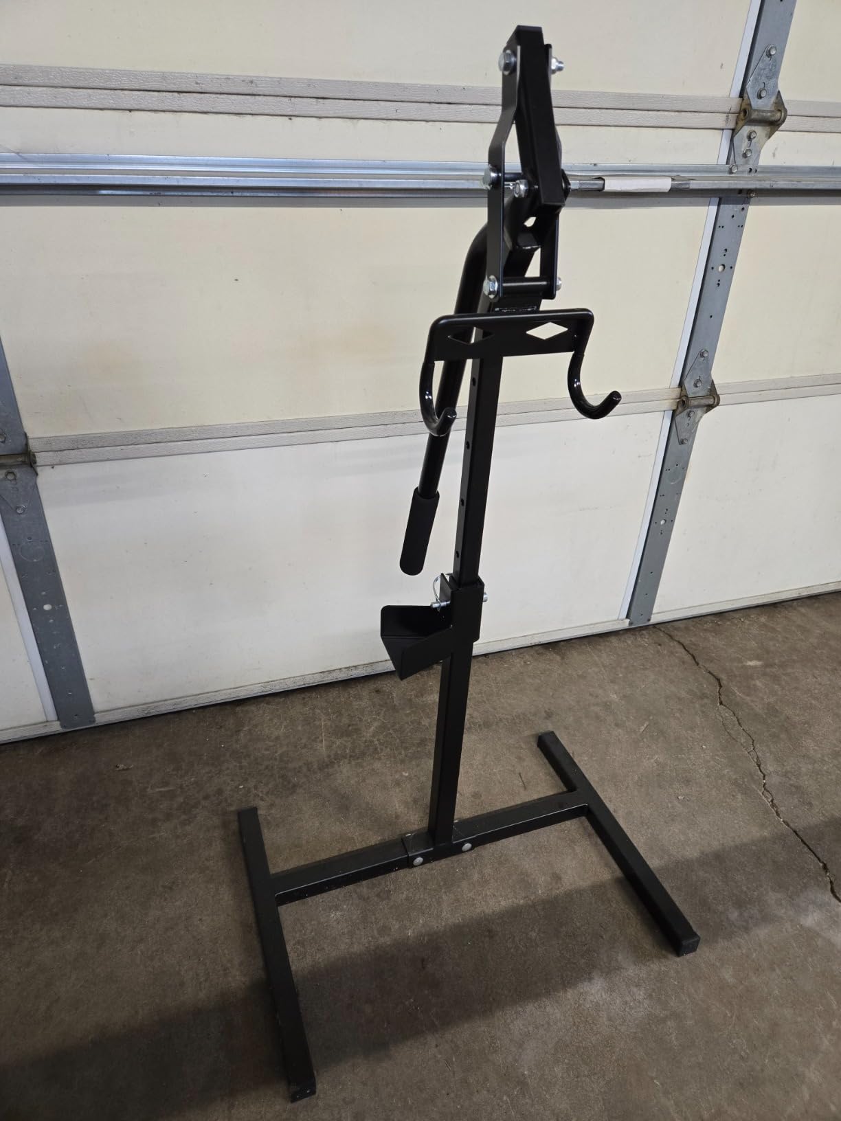 Snowmobile Lever Lift Stand, Fit Most Snowmobile, Support up to 2000 lbs - Snowmobile Jack Track Stand for Yamaha/Polaris etc, with Handlebar Cup, Easy Track/Ski/Shock Repair & Garage, Max 33
