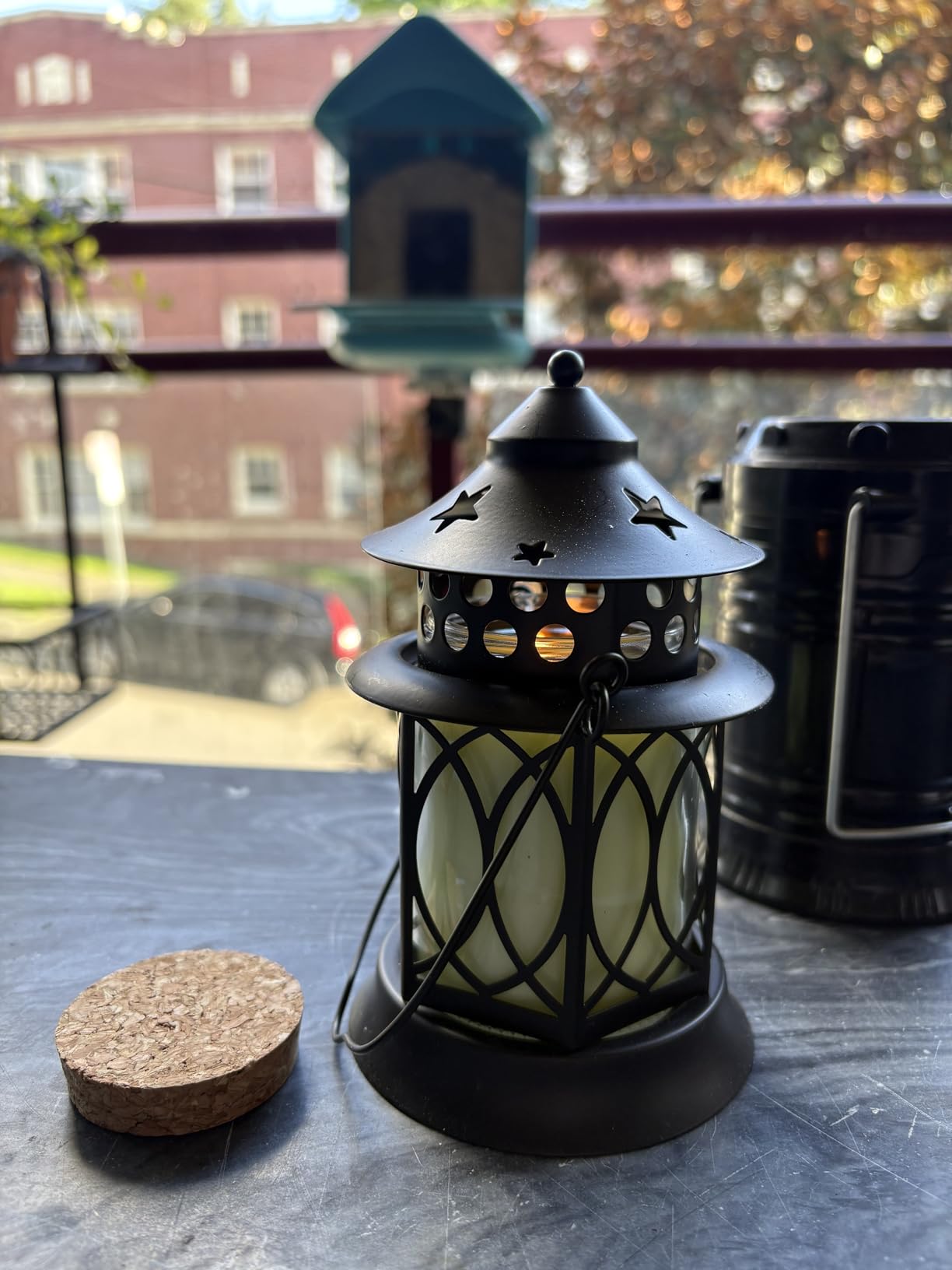 Citronella Candles Outdoor, 2 Pack Citronella Candle Lanterns with Lid customer photo 2