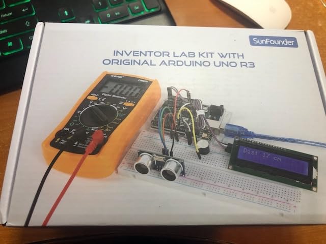 SunFounder Inventor Lab Starter Kit with Original Arduino Uno R3 REV3 Multimeter 34 Projects 40+Video Courses RAB Breadboard Holder, RoHS Compliant, for Beginners & Engineers customer photo 1