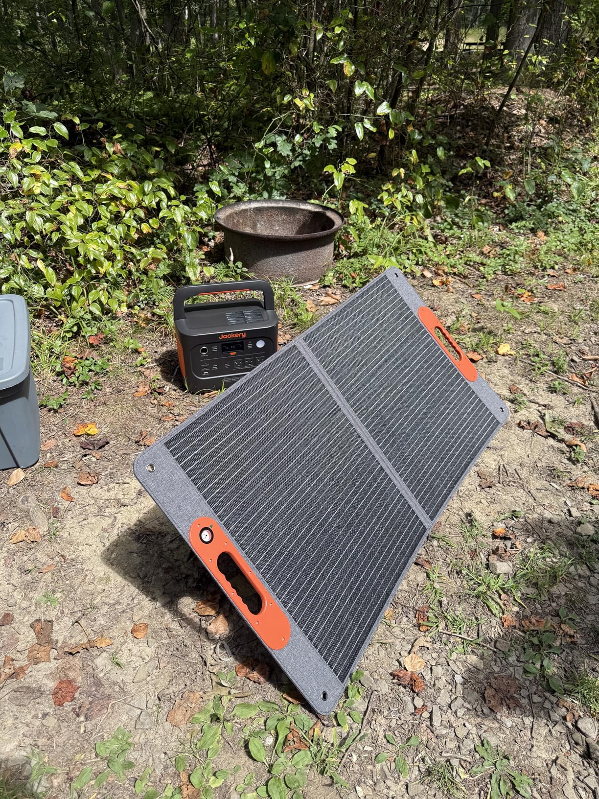 100W Portable Solar Panel for Power Station, 24% High Efficiency ETFE Foldable Solar Panel Charger, QC3.0, Type-C 60W, MC4 Output, IP65 Waterproof, for Outdoor Camping, RV, Emergency Power Supply customer photo 1