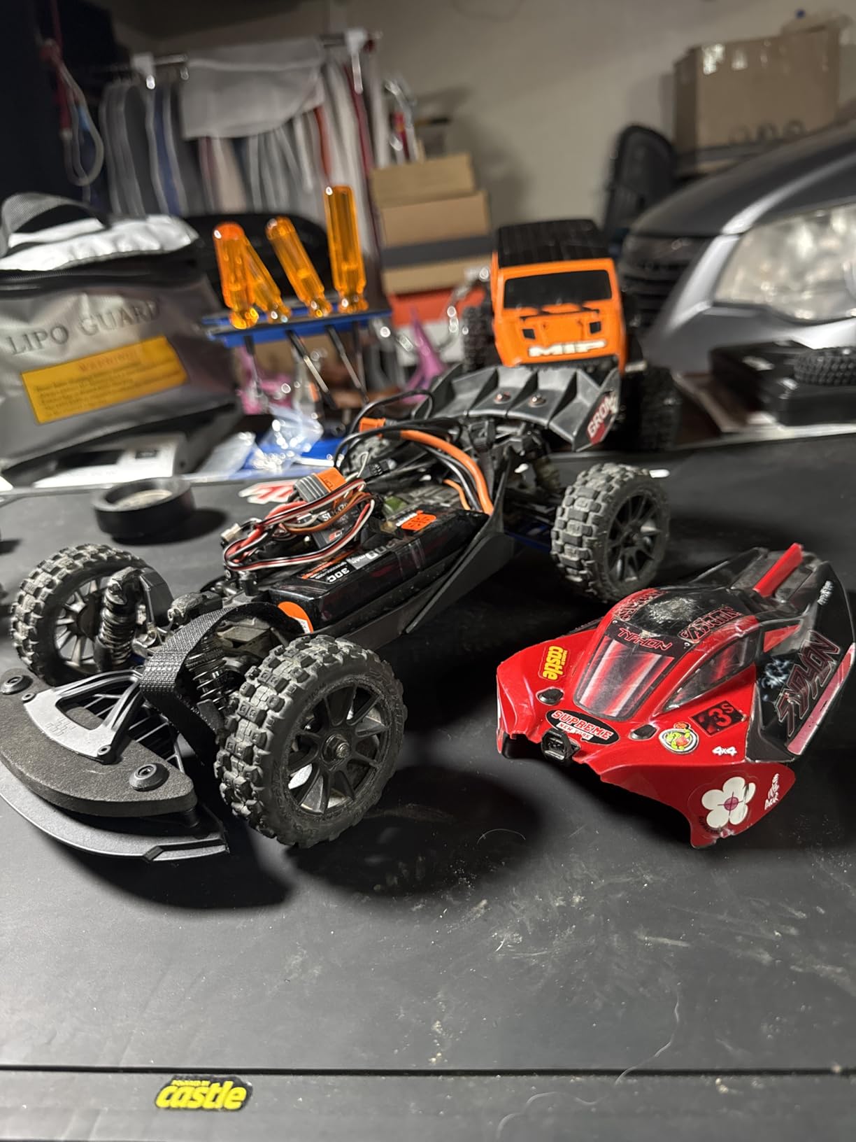 ARRMA Typhon GROM 4X4 223S BLX Brushless RC Buggy, RTR, Blue | Small Scale, DSC, Battery & Charger Included, ARA2306ST2 customer photo 2