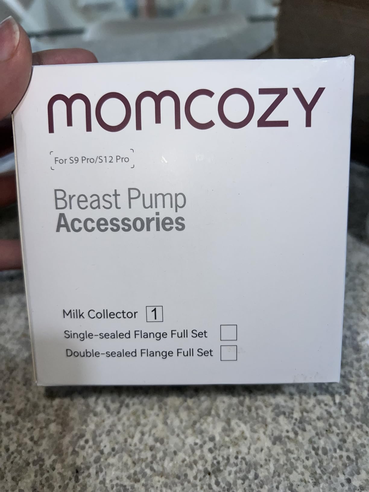 Momcozy S9 Pro Wearable Breast Pump Hands-Free, 24mm, 2 Pack, Gray | Extended Battery, LED Display, 2 Modes, 9 Levels, Portable, BPA-Free, Nursing, Travel, Quiet, Lightweight, Motherhood Use customer photo 1